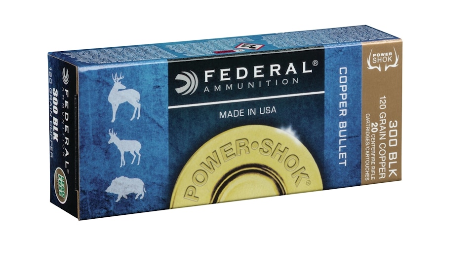 Federal Premium adds 300 Blackout to Power-Shock Copper lineup