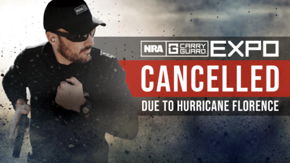 NRA Carry Guard Expo Cancelled Due to Hurricane Florence