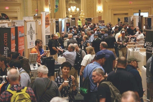 The SHOT Show NEXT Pavilion was located on the third floor near the Membership Lounge and Press Room. It was abuzz with traffic. 