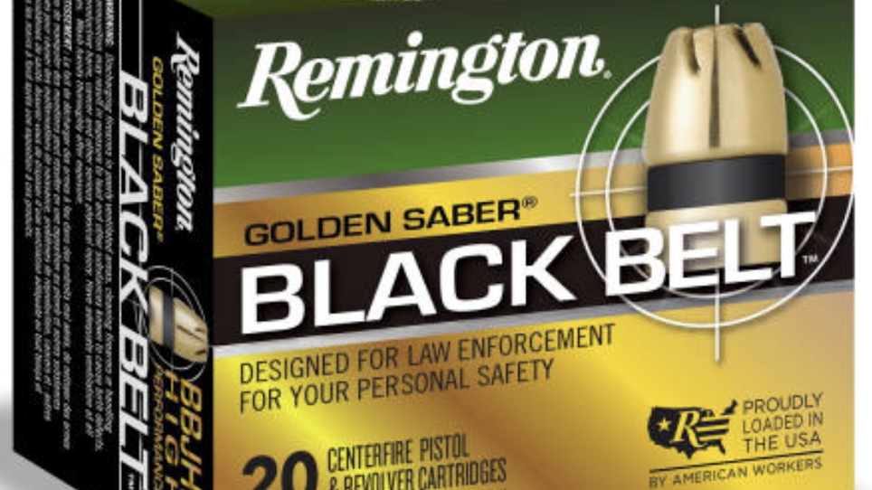 Remington shipping Golden Saber Black Belt Ammunition