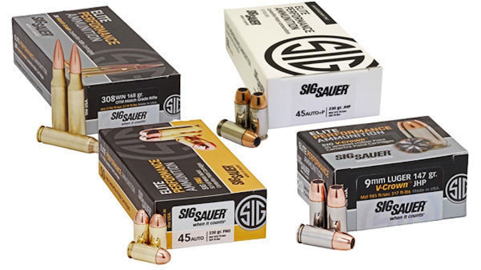 Department of Homeland Security Awards Ammunition Contract to Sig Sauer