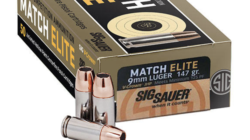 Quick Look: SIG SAUER Match Elite Pistol Competition Ammunition