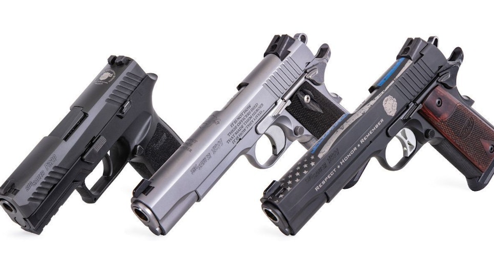 Shooting Sports Industry News: McMillan A-10 Shipping; Sig Sauer Commemorative Pistols
