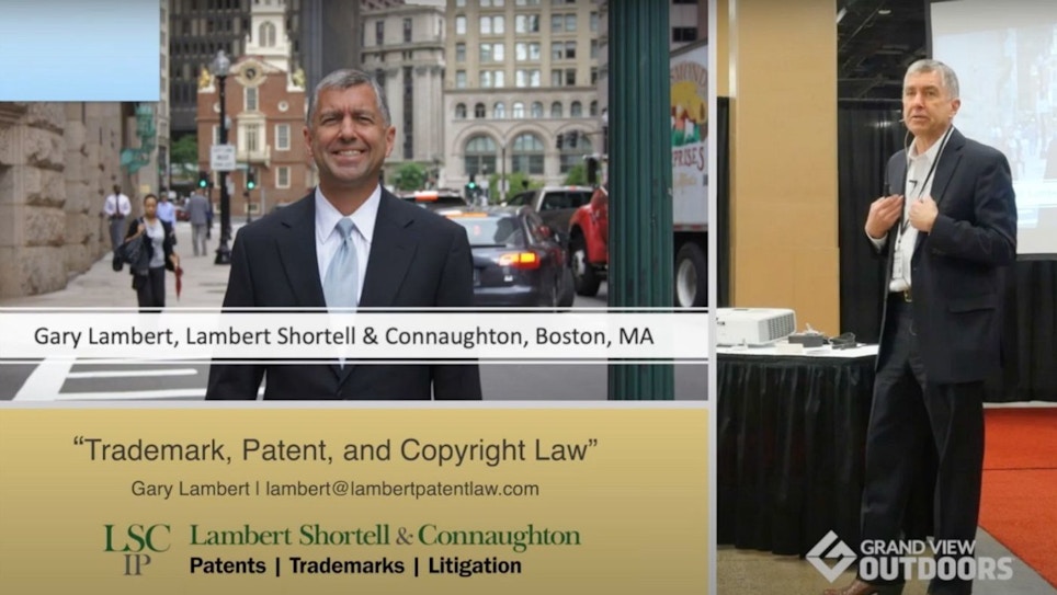 Hunting Retailer Show Video: Trademark, Patent and Copyright Law